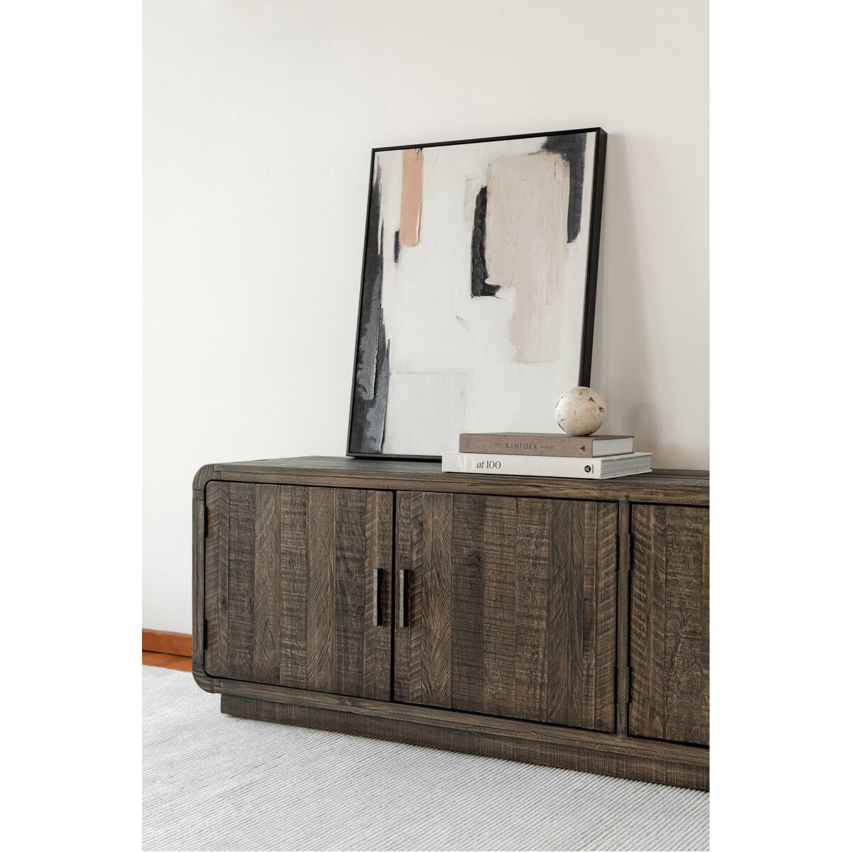 Monterey 83 inch Brown Media Cabinet