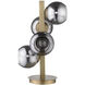 Lunette 24 inch 100.00 watt Aged Brass Table Lamp Portable Light