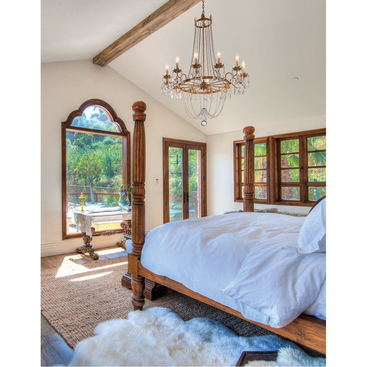 Viola 12 Light 37.5 inch Distressed Gold Leaf Chandelier Ceiling Light