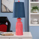 Dann Foley 26 inch 60.00 watt Coral Pink Table Lamp Portable Light