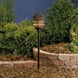 Six Groove 12 24.40 watt Textured Architectural Bronze Landscape 12V Path & Spread