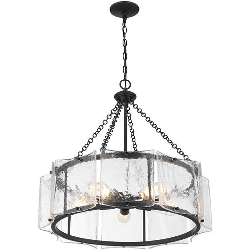Genry 5 Light 26 inch Matte Black Pendant Ceiling Light