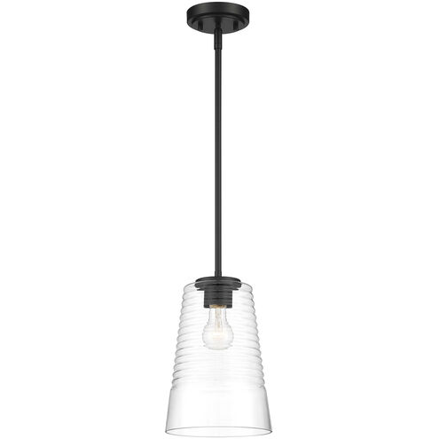 Ingo 1 Light 8 inch Matte Black Pendant Ceiling Light