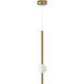 Canada LED 3.94 inch Gold Pendant Ceiling Light