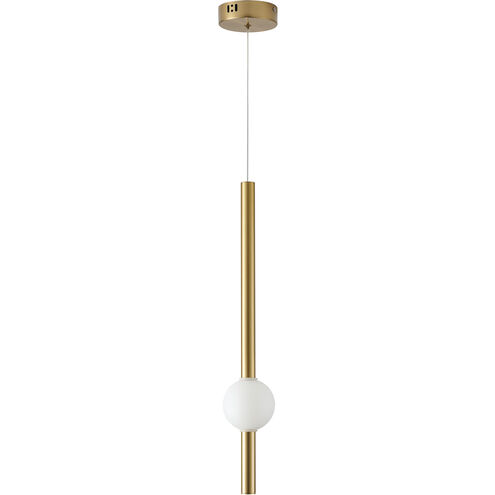 Canada LED 3.94 inch Gold Pendant Ceiling Light