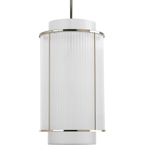 Nisse 2 Light 15 inch Polished Nickel Hall & Foyer Ceiling Light