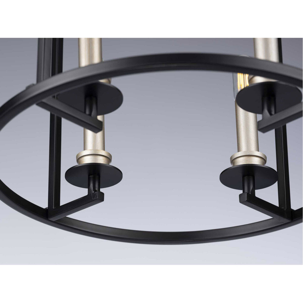 Seneca 4 Light 15 inch Matte Black Pendant Ceiling Light