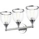 Ashridge 3 Light 24 inch Polished Chrome Vanity Wall Sconce Wall Light