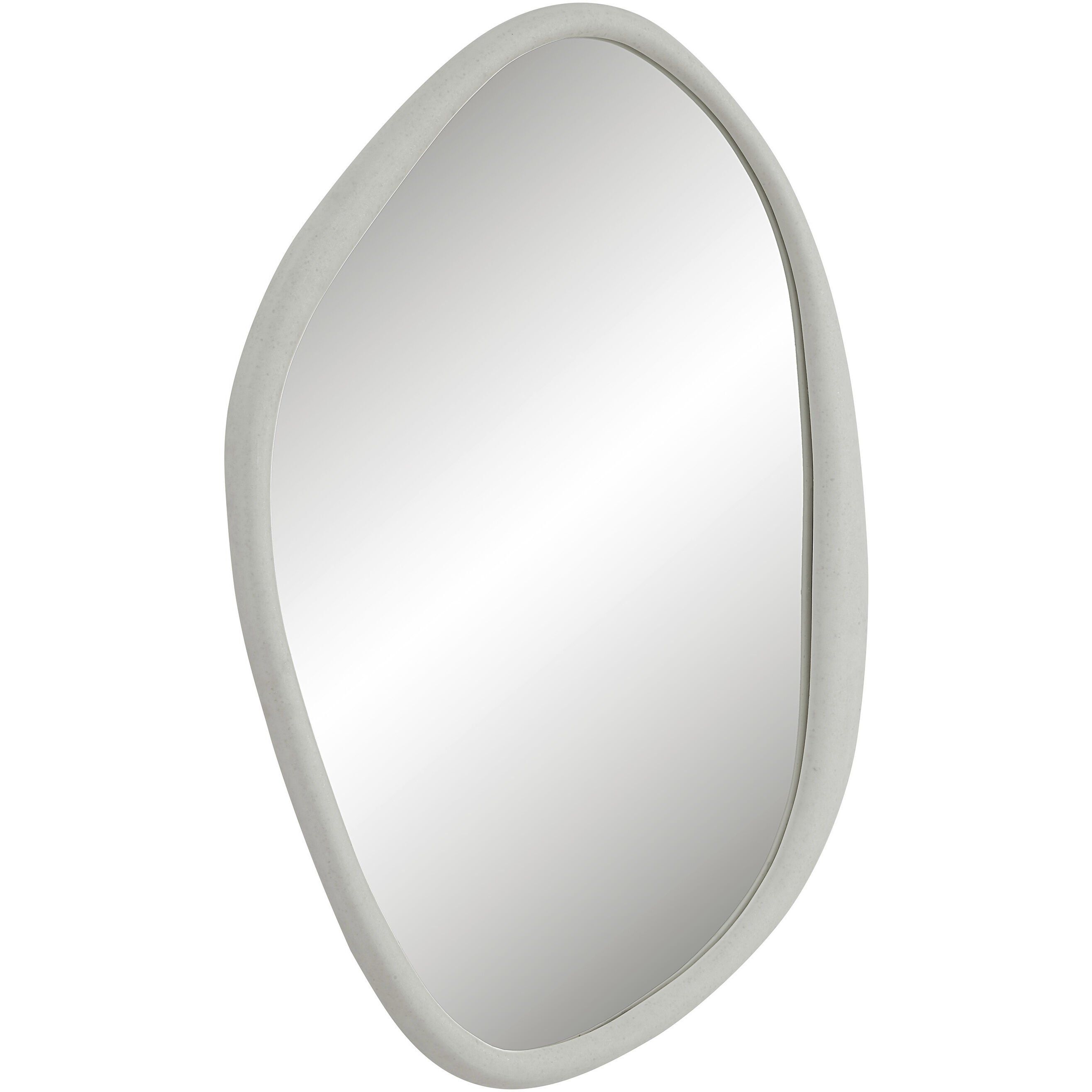 Folignio 40 X 30 inch Rice Stone Mirror