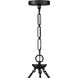 Copley 9 Light 27.75 inch Black Chandelier Ceiling Light