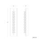 Beyond Bergy LED 5.88 inch Aged Brass Bath Vanity & Wall Light