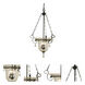 Carcassonne 3 Light 18 inch Mahogany Bronze Foyer Chandelier Ceiling Light