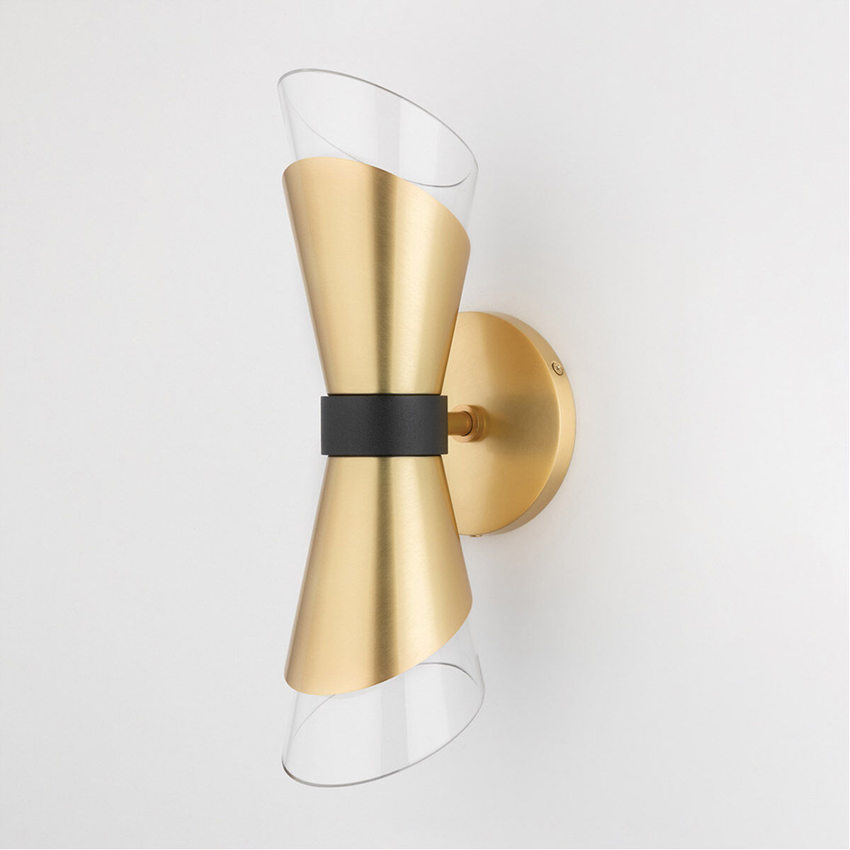 Angie LED 5 inch Aged Brass Wall Sconce Wall Light