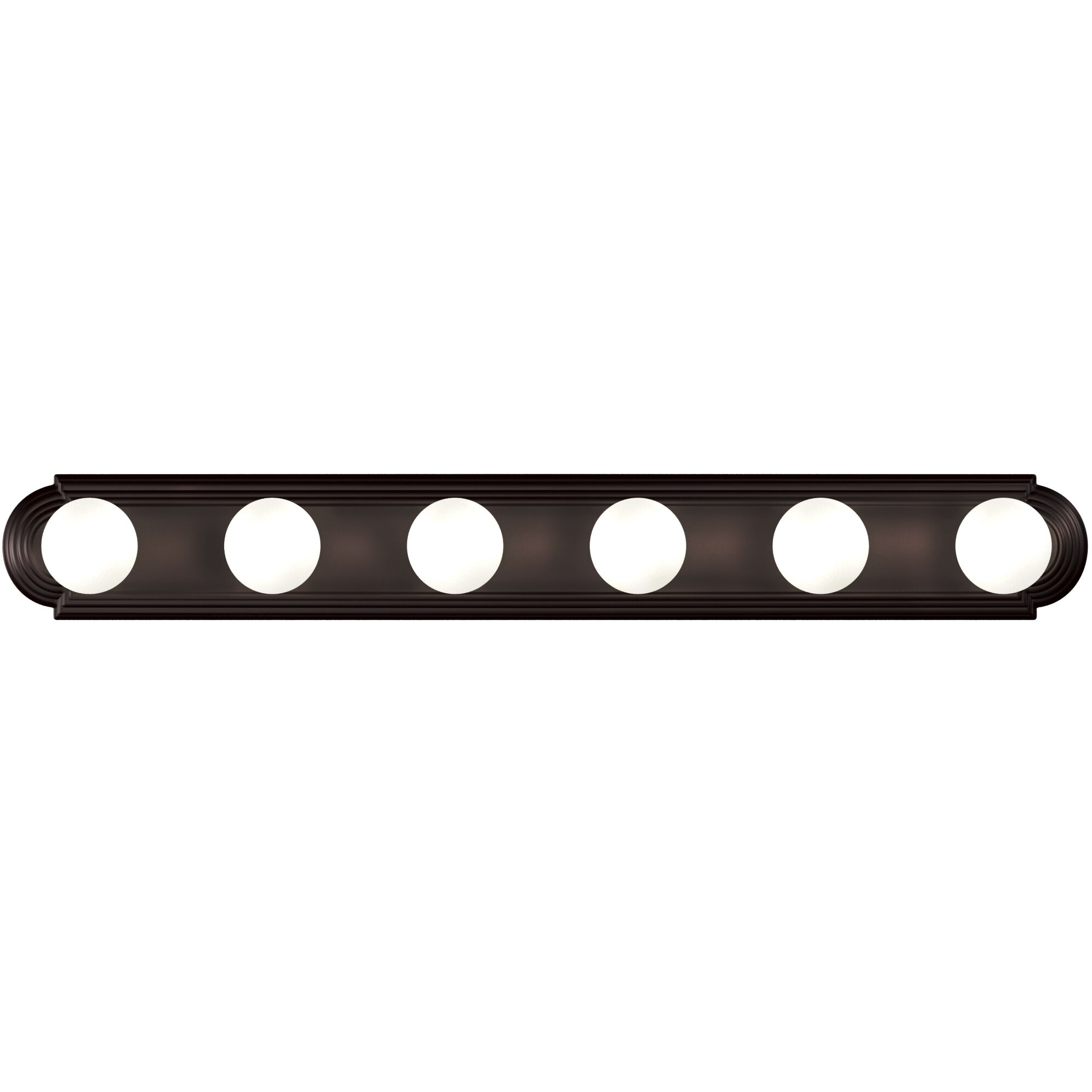 Essentials - 712x 6 Light 36 inch Oil Rubbed Bronze Bath Light Wall Light