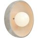 Ambiance Collection - Coupe Wall Sconce Wall Light in Antique Patina, Form+Finish+Function
