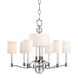Waterloo 9 Light 31 inch Polished Nickel Chandelier Ceiling Light