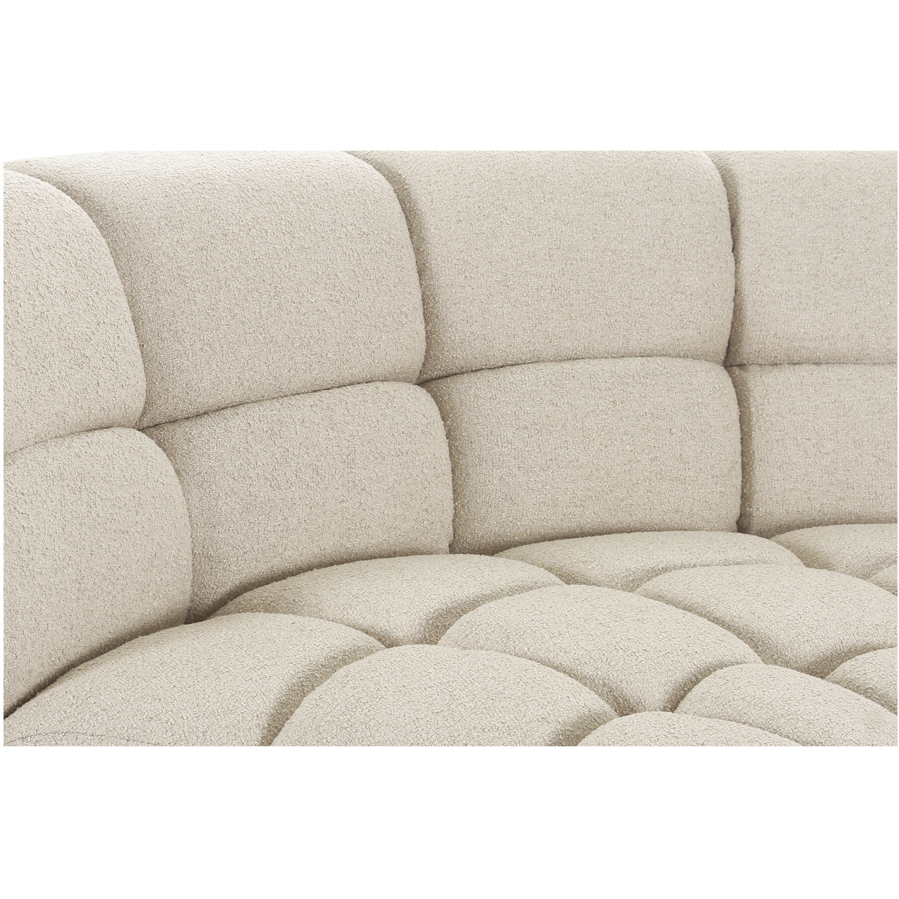 Roman Beige L-Shaped Sectional