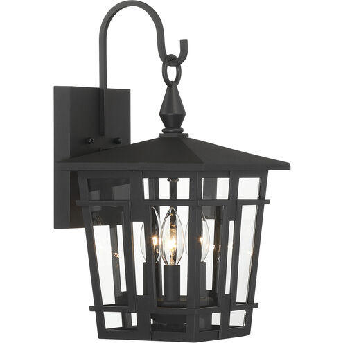 Fieldstone 3 Light 17.75 inch Sand Coal Outdoor Wall Sconce