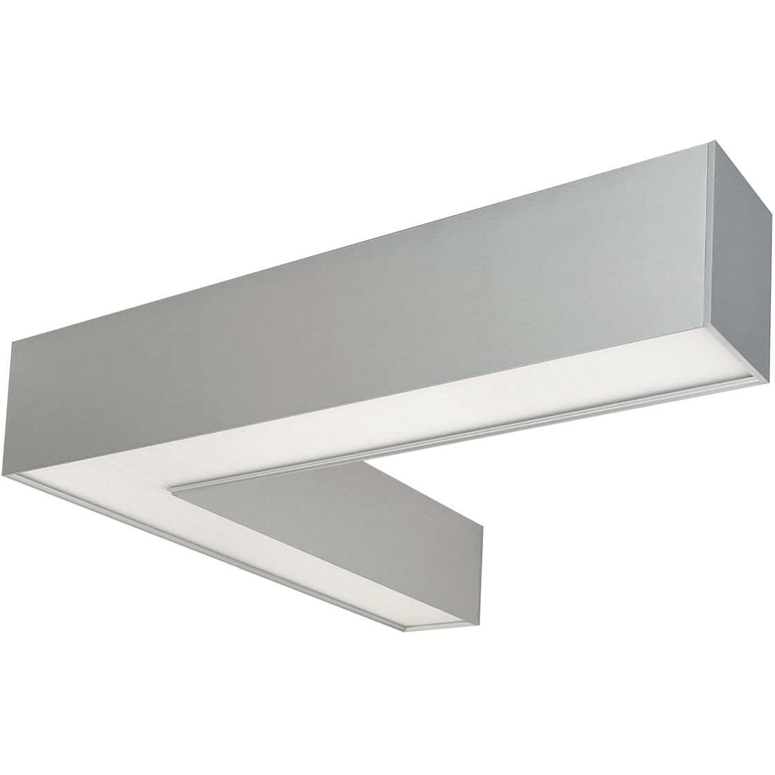 L-Line 3.13 inch Aluminum LED Indirect/Direct Linear Ceiling Light, L-Shaped, Selectable CCT