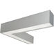 L-Line 3.13 inch Aluminum LED Indirect/Direct Linear Ceiling Light, L-Shaped, Selectable CCT