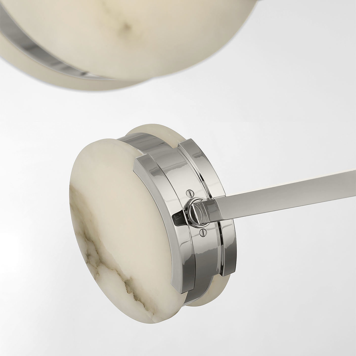 Kelly Wearstler Melange LED 54 inch Polished Nickel Multi-Positional Chandelier Ceiling Light