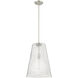 Saben 1 Light 14 inch Brushed Nickel Indoor Pendant Ceiling Light