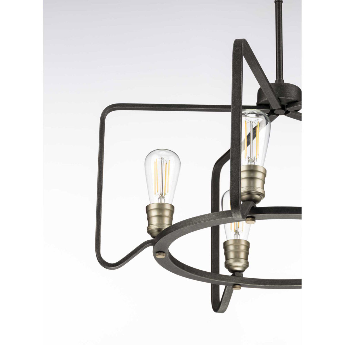 Foster 5 Light 25 inch Gilded Iron Chandelier Ceiling Light