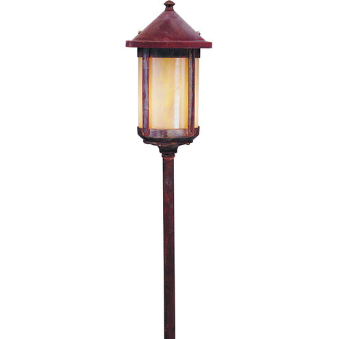 Berkeley 12V 18 watt Verdigris Patina Landscape Light in Gold White Iridescent