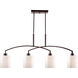 Aubrey 4 Light 42 inch Antique Bronze Island Pendant Ceiling Light