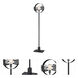 Brisbane 64 inch 60.00 watt Matte Black Floor Lamp Portable Light