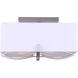 Madison 3 Light 15 inch Brushed Nickel Flush Mount Ceiling Light