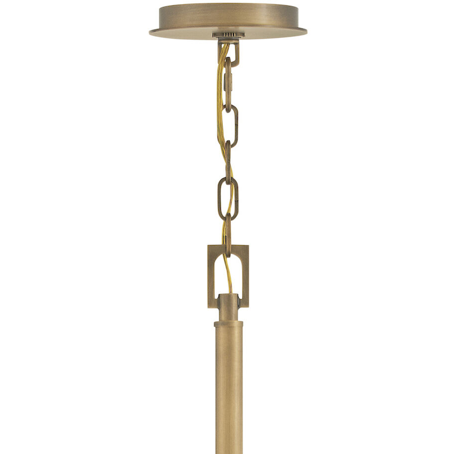 Fenwick 9 Light 42 inch Heritage Brass Chandelier Ceiling Light
