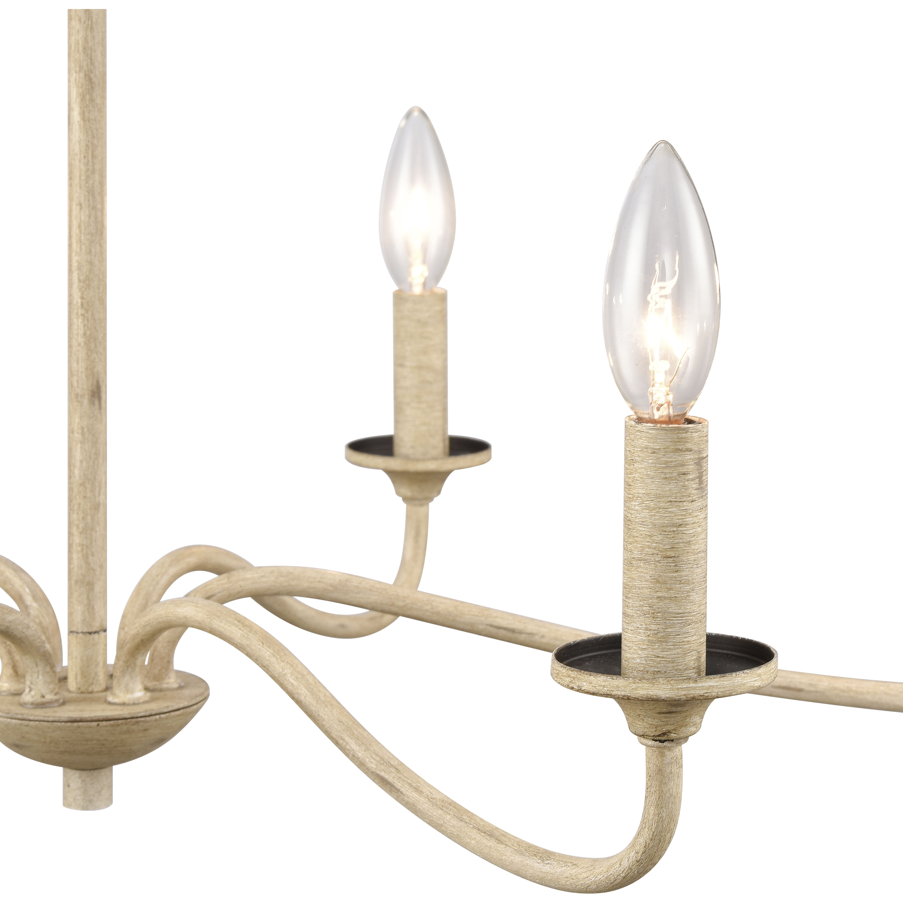 Ellisville 6 Light 30 inch Antique Cream Chandelier Ceiling Light