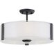 Zurich 3 Light 14.00 inch Semi-Flush Mount