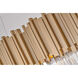 Canada 7 Light 12 inch Gold Chandelier Ceiling Light
