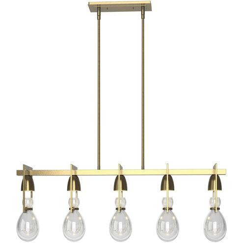 Apothecary 5 Light 40.5 inch Ink Pendant Ceiling Light