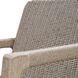 Sumba Oatmeal and Cerused Wheat Outdoor Rocking Chair