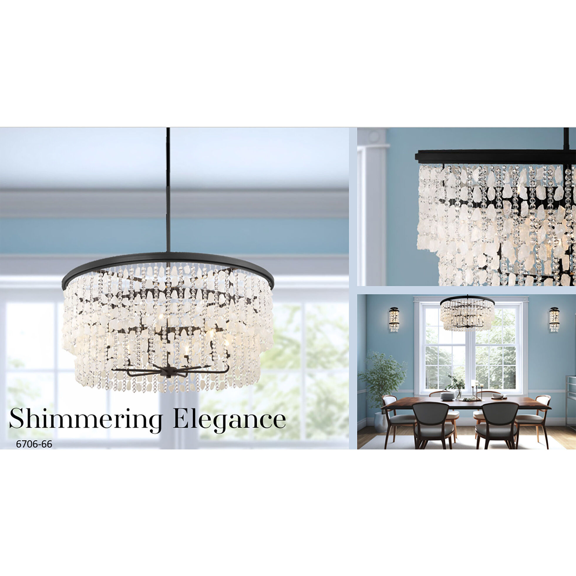 Shimmering Elegance 9 Light 36 inch Sand Coal Chandelier Ceiling Light