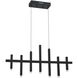 Verticals LED 36 inch Black Pendant Ceiling Light in 7