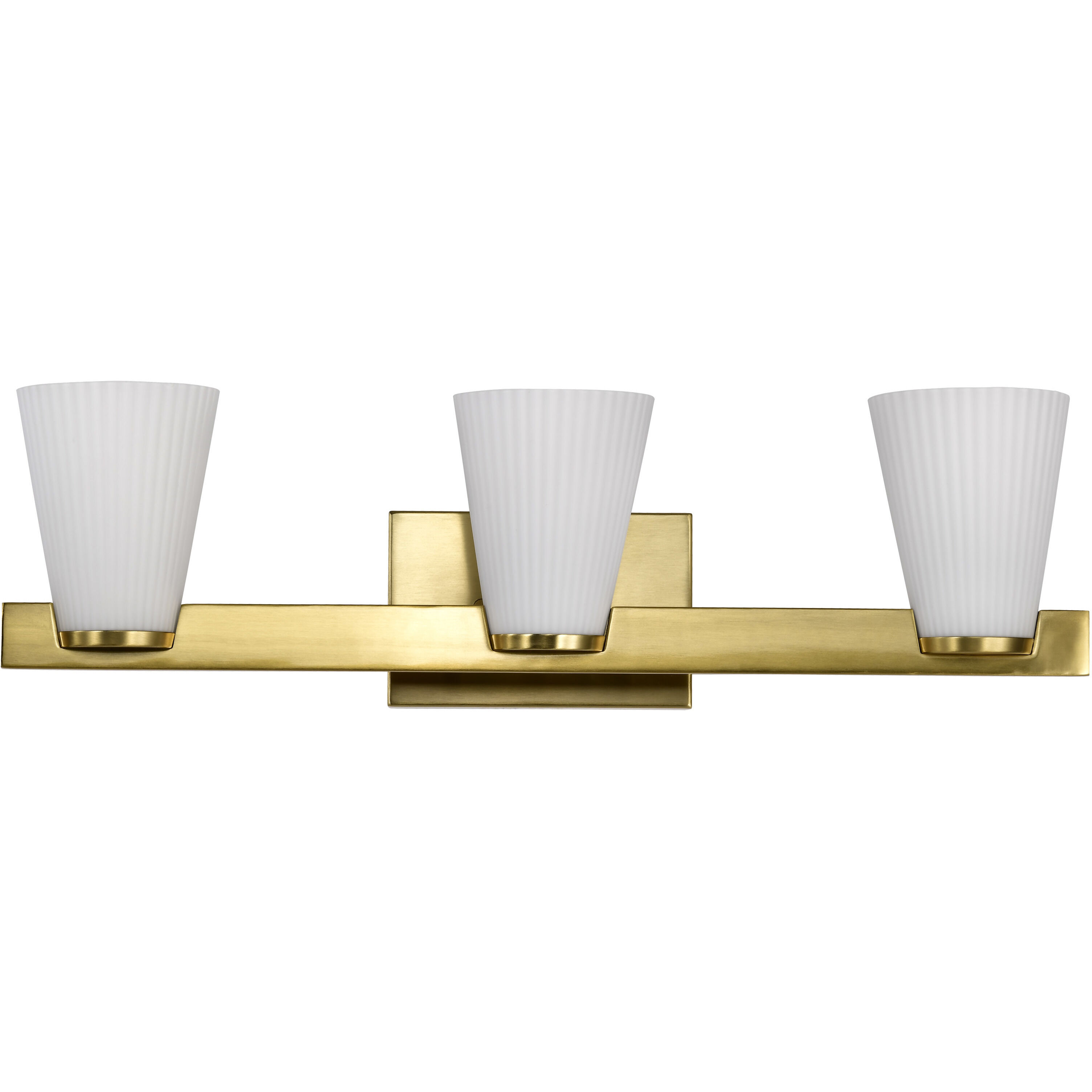 Royale 24 inch Burnished Brass Vanity Wall Light