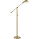 Grammercy Park 82.5 inch 100.00 watt Heritage Brass Floor Lamp Portable Light