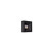 Agent LED 8 inch Nickel Outdoor Wall Sconce in Black