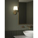 Millie 1 Light 7.28 inch Antique Brass Bathroom Wall Light