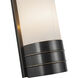 Willard 3 Light 4.38 inch Urban Bronze Bath Vanity Light Wall Light in Opal Glass