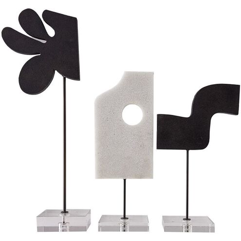 Uri Charcoal Sculptures, Set of 3