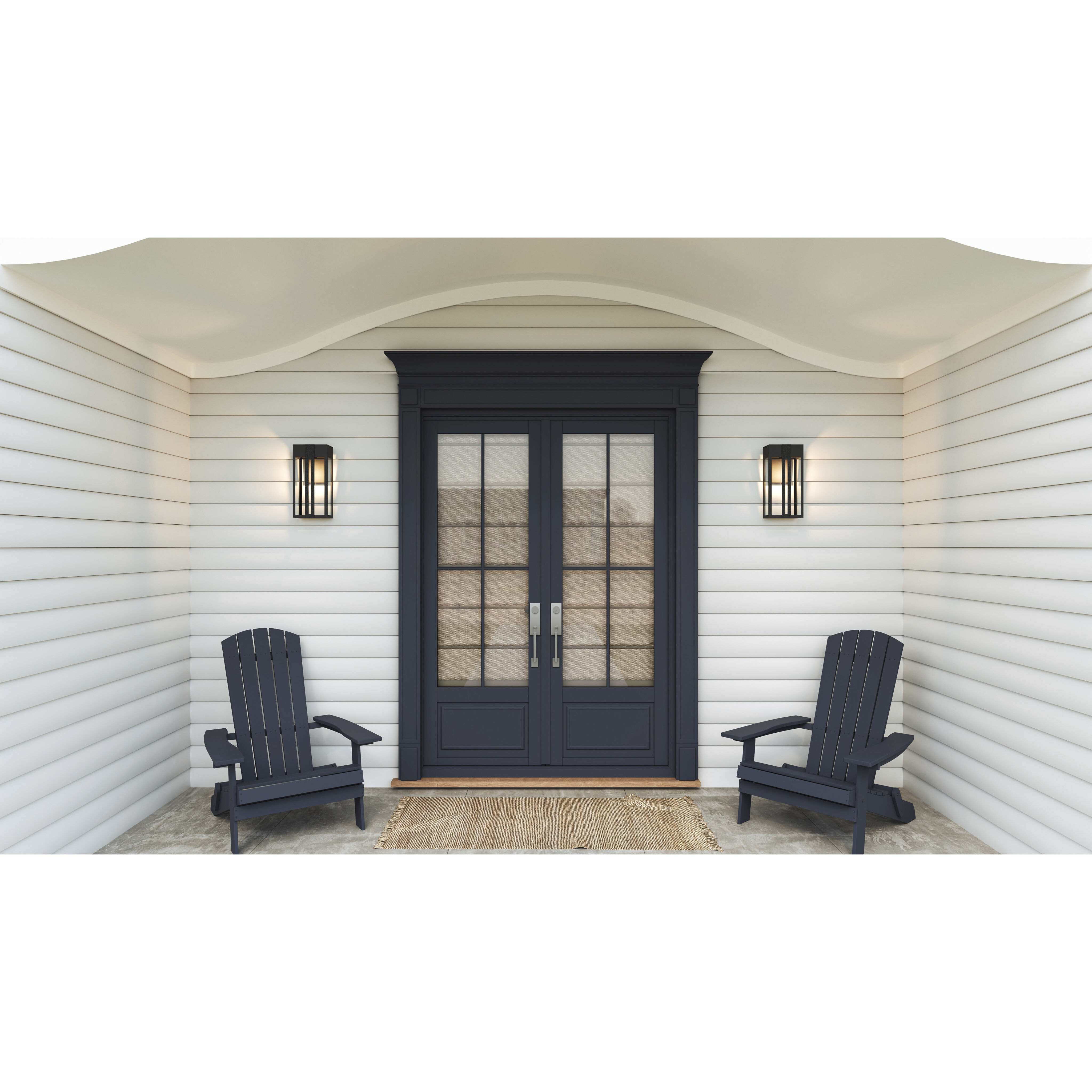 Boswell 1 Light 16 inch Matte Black Outdoor Wall Lantern, Medium