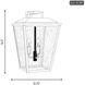 Drew & Jonathan Kennewick 3 Light 16.5 inch Textured Black Outdoor Wall Lantern, Large