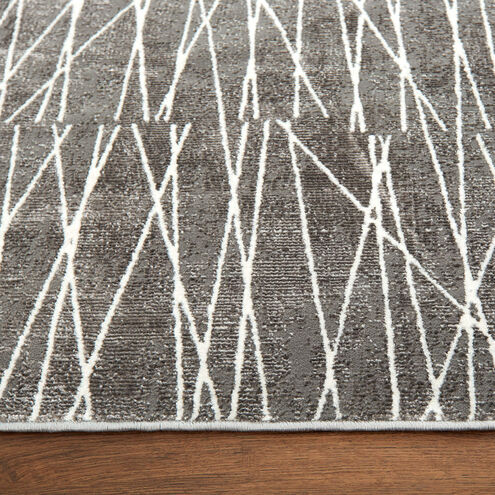 Livenza 90 X 63 inch Dark Grey Rug in 5 x 7