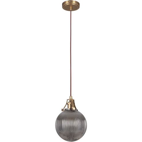 Gallery State House 1 Light 8 inch Polished Nickel Mini Pendant Ceiling Light in Clear Glass