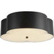 Alora Mood Adella 3 Light 14.13 inch Matte Black Flush Mount Ceiling Light